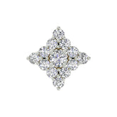 18k Yellow Gold Round Brilliant Cut Petite Diamond Nose Pin with Screwback of 0.07 Carat